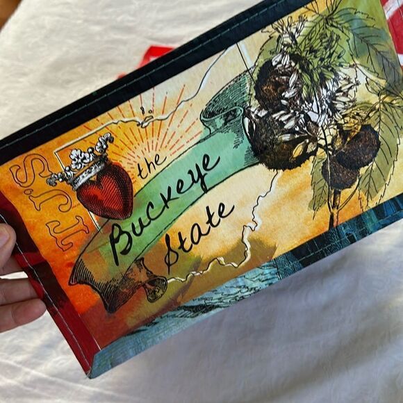 Trader Joe’s Plastic Reusable Shopping Tote Bag 6 Gallon Ohio Collectible - Picture 6 of 14